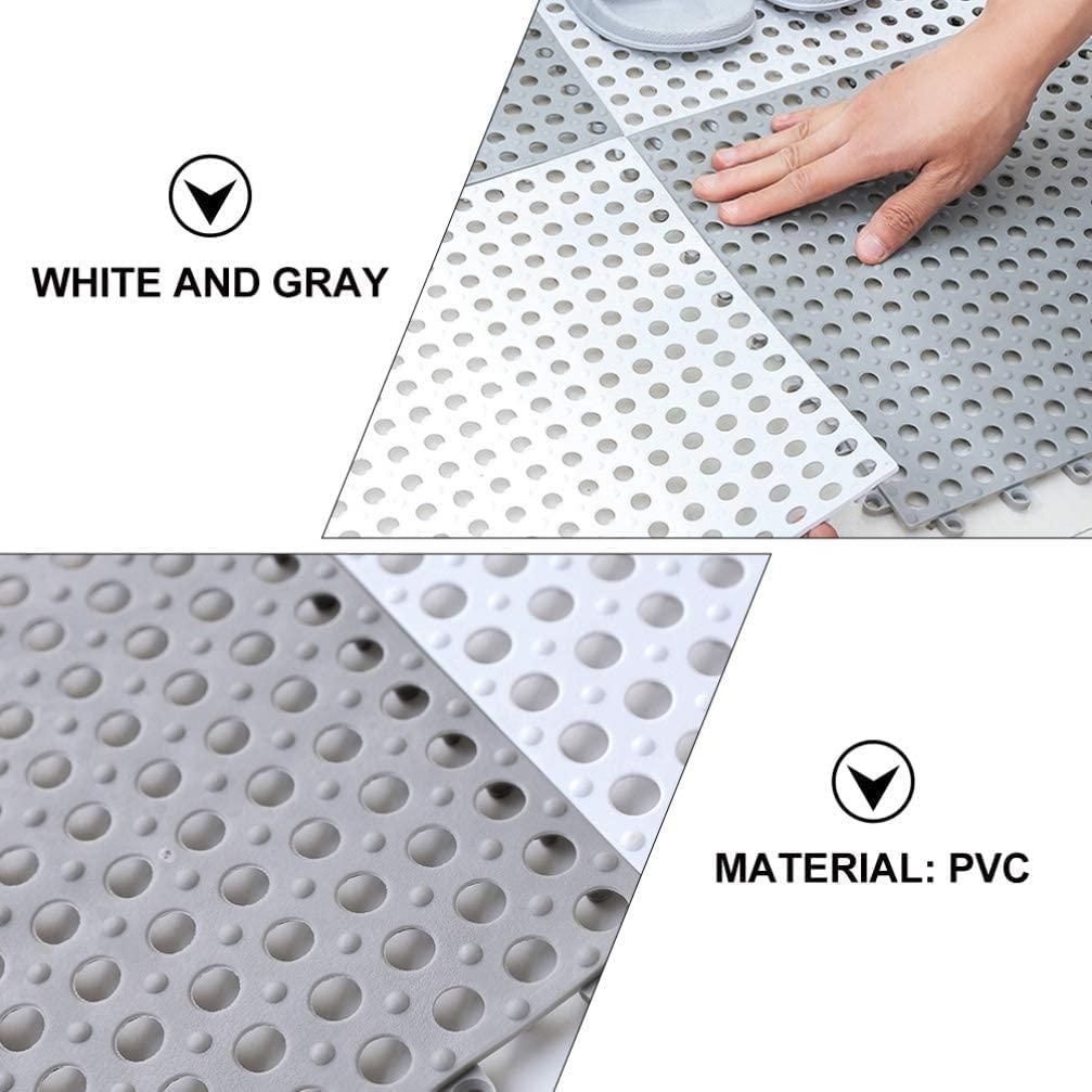 Bathroom Anti Slip Tile Mat (Pack of 4)
