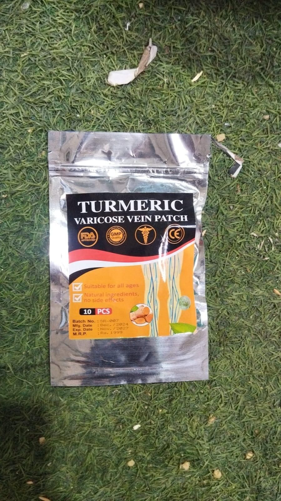 Turmeric Vericose Vein Patch (Pack of 10)