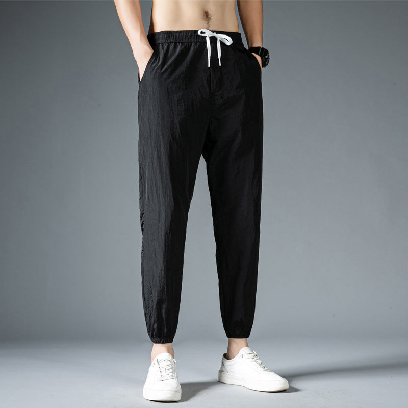 Men's Elastic Slim Korean Printed Pants