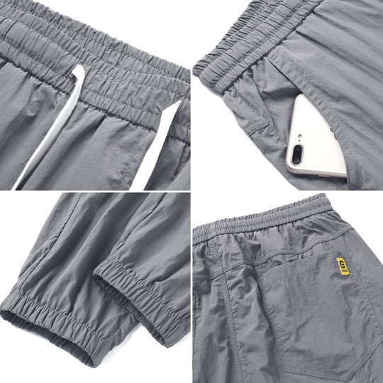 Men's Elastic Slim Korean Printed Pants