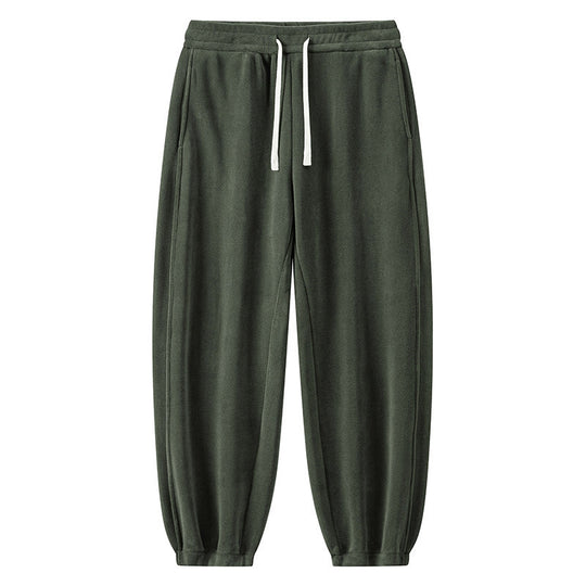 Winter Male Fleece-lined Track Pants