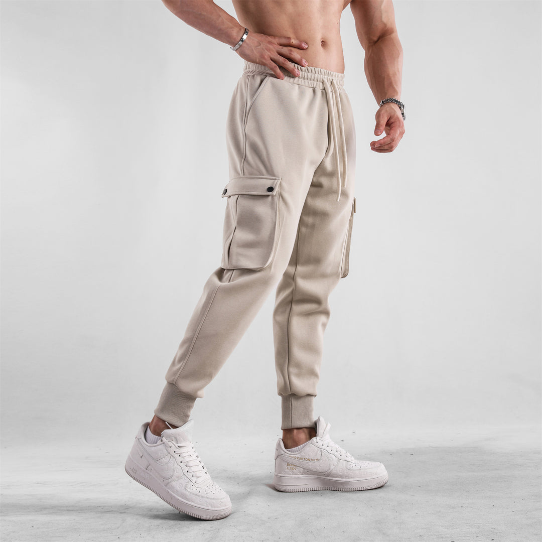 Men's Loose Close Up Ankle-tied American Sports Trousers