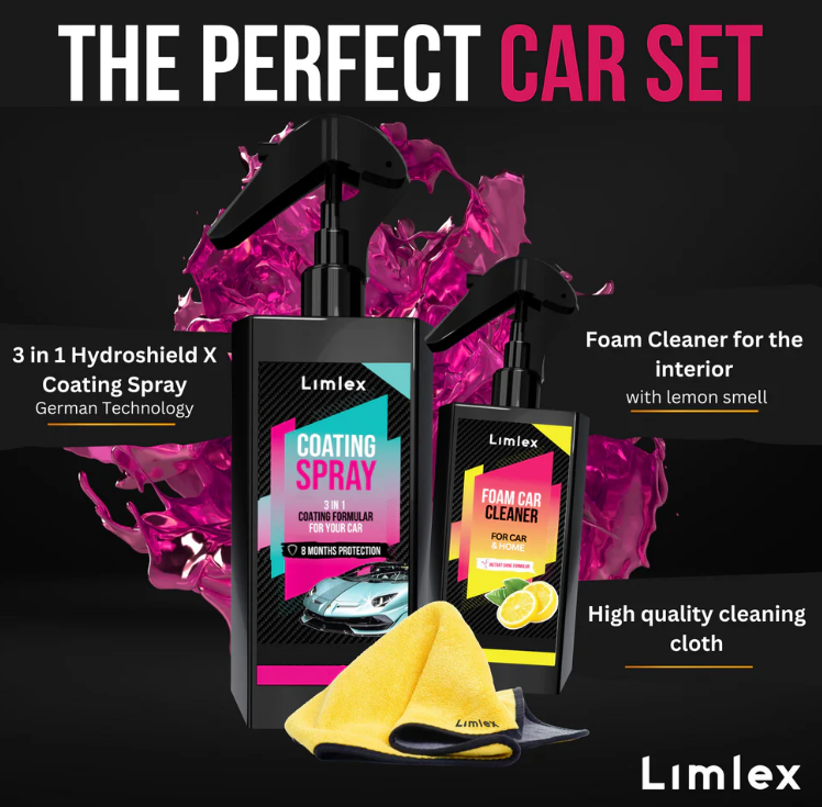 Coating Spray and Foam Car Cleaner 200ml (Combo)