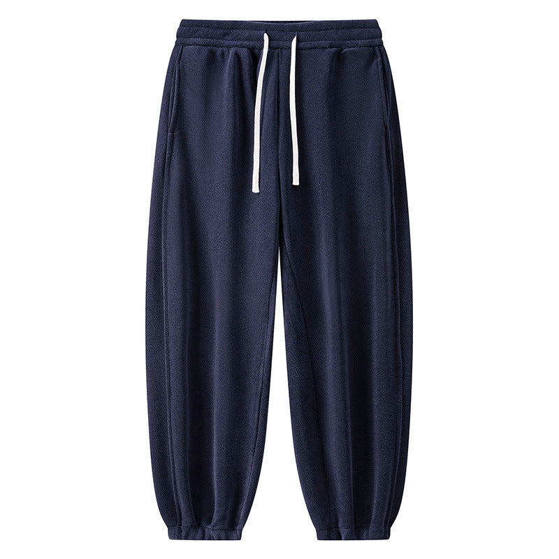 Winter Male Fleece-lined Track Pants