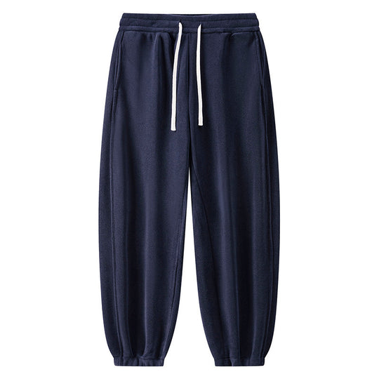 Winter Male Fleece-lined Track Pants